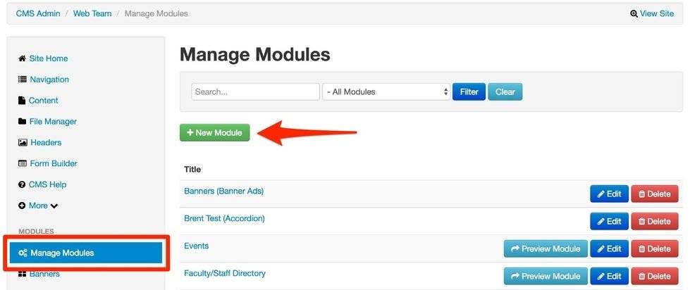 Create Module Example